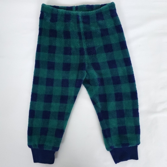 Mickey Mouse Boys Set Plaid 2 piece Plush 2T matching set - Picture 2 of 9